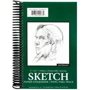 Jack Richeson Sulphite Sketch Pad, 5-1/2 x 8-1/2 Inches, 60 lb, 100 Sheets