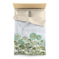 thumbnail image 3 of Sunflower Field Microfiber Duvet Cover in Aqua, 3 of 3