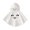 v#27White73, variant on Rggeeun Child Cape Cartoon Cute Halloween Themed Print Cropped Ruffle Hooded Lightweight for Halloween Indoor Wear Versatile Capes,White,5-6 Years
