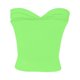 thumbnail image 3 of Top elegante sin tirantes de punto liso para mujer - Top corto con sujetador bandeau elástico para ocasiones informales o fiestas, 3 of 4