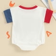 thumbnail image 7 of Okbabeha Fourth Of July Baby Boy Girl Outfit Summer Clothes USA Embroidery Romper Bubble Bodysuit Patriots Baby Clothes, 7 of 7