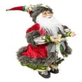 thumbnail image 2 of Santa Claus Navideño de 45 cm con Vestimenta Elegante, Adorno Decorativo para Navidad, Ideal para Decorar el Hogar, Sala, Oficina o Árbol, Estilo Clásico y Sofisticado para Ambientar tu Espacio, 2 of 5