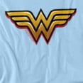 thumbnail image 2 of Wonder Woman Airbrush Ww Women's T Shirt, Light Blue, 2X-Large, 2 of 6