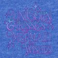 thumbnail image 2 of CafePress - UNICORN KISSES And MERMAID WISHES Baby Football Bo - Cute Infant Baby Football Bodysuit, 2 of 3