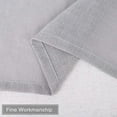 thumbnail image 5 of Farmhouse Linen Blend Shower Curtains Rustic Country Button Color Block Fabric Water Resistant Shower Curtain for Bathroom Washable, 72W x 72L, Grey/White, 5 of 7