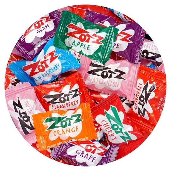 Zotz Fizz Candy, 1lb Bulk Bag (Approx. 90 Pieces), Assorted Flavors