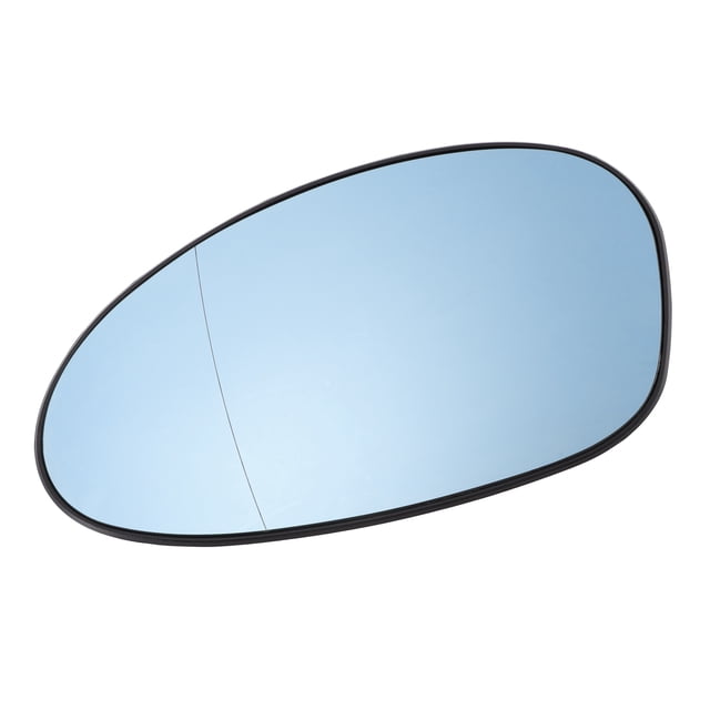 Reemplazo de vidrio del espejo retrovisor del lado del conductor izquierdo, vidrio blanco calefaccionado, compatible con BMW Serie 1 2 3 04-09