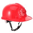 thumbnail image 4 of Casque de Construction Rouge pour Travailleurs dans des Environnements Hazardeux 1Pcs 11.4X8.9X4.5In, 4 of 5