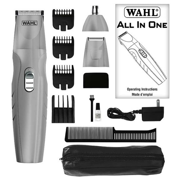 Rasuradora y Cortadora de Pelo Wahl Home All-In-One 3297 Recargable Plata
