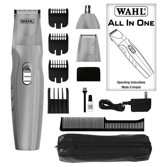 Rasuradora y Cortadora de Pelo Wahl Home All-In-One 3297 Recargable Plata