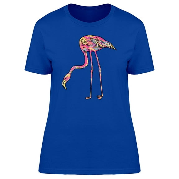 Amazing Abstract Flamingo Tee Women's -Image by Shutterstock