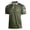 Army Green_01, variant on Men's Retro Patriot Camo US Flag Polo shirt USA Patriotic Veteran Casual Short Sleeve Tee America Memorial Day Top