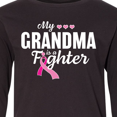 thumbnail image 4 of Inktastic Breast Cancer Awareness My Grandma is a Fighter Long Sleeve Youth T-Shirt, 4 of 5