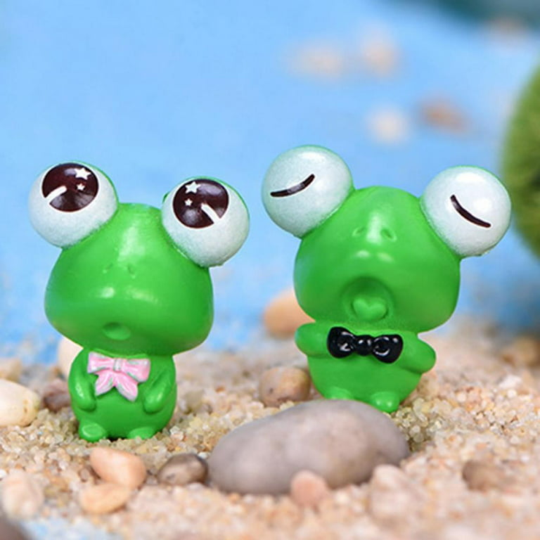 Mini Animals Miniature Resin Frogs Cute Frogs Fairy Garden - Temu