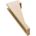 thumbnail image 6 of 5"W x 10"D x 30"H Thin Burlington Rough Cedar Woodgrain TimberThane Corbel, Primed Tan, 6 of 6