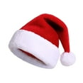 thumbnail image 4 of Milageto Christmas Hat Cap Costume Accessories Santa Hat for Cosplay Festival Holiday 29x40cm Thick Plush, 4 of 8