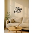 thumbnail image 4 of CIFbuy ™     Elegant "Thankful Grateful Blessed" Metal Art - Inspirational Wall Decor for Home Office Bedroom Living Room, Sentimental Gift with Motiva(TikTok/temu self-pickup orders), 4 of 6