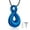 Blue, variant on Infinity Keepsake Urn Pendants with Chain Memorial Cremation Jewelry for Ashes Holder Necklace for Ashes of Loved One