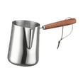 thumbnail image 2 of Lipstore Cafetière Turque Chauffe-Lait en Acier Inoxydable pour Café Maison Bureau 600ML, 2 of 8