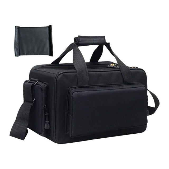 BELOVING Water Resistant Camera Storage Bag with Shoulder Strap 35x21x22cm Shockproof with 1 Divider