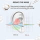 thumbnail image 3 of Earplugs for Sleeping Noise Cancelling, Reusable Ear Plugs Super Soft, Silicone Ear Plug, for Sleeping 8 Pairs, Swimming, Snoring, Concerts, Work, Noi, 3 of 5