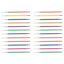 Gel Ink Pen Refills,Refills Coloring Pens,glitter gel pen refills,24 Pack Rollerball Gel Ink Pen Refills Bulk Set,5ml Fine Point for Writing Journaling Taking Notes Office Home(Random Color)