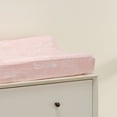 thumbnail image 4 of Lambs & Ivy Petals Soft Pink/White Floral Outline Baby Changing Pad Cover, 4 of 5