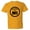Gold, variant on PleaseMeTees™ Mens From Born Made In Michigan MI Logo Label HQ Tee