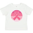 thumbnail image 3 of Inktastic Breast Cancer Pink Ribbon Retro Girls Baby T-Shirt, 3 of 5
