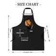 thumbnail image 5 of Kitchen 2 Pack Bib Apron Set - Adjustable Chef Aprons for Men & Women with Unique Frying Bread Rolls Design 2 Pockets Perfect for Cooking & Baking, 5 of 5