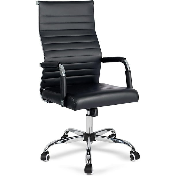 FulnKye High Back Executive Computer Chair, Home Office Chair Ribbed