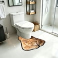 thumbnail image 5 of Cute Cat Toilet Rugs U-Shaped Bathroom Contour Rug Bathroom Mats Washroom Mats for Kitchen, Bathtub, Sink, for Cat Lovers Mom, 5 of 9