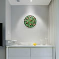 thumbnail image 5 of Yayeee Wall Clock Battery Operated 9.5" Silent Quartz Non-Ticking for Living Room Decor, American Footballs, 5 of 8