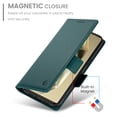 thumbnail image 6 of Allytechgroup Wallet Case for Samsung Galaxy S20 Ultra, Premium PU Leather Cards Slots Shockproof Flip Cover Stand Feature Magnetic Closure Retro Business Style Cover for Galaxy S20 Ultra, Darkgreen, 6 of 6