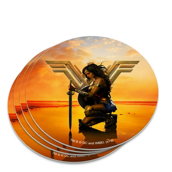 Wonder Woman Movie Poster Novelty Coaster Set