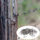 thumbnail image 4 of 70 unids de hierro jardín pila uñas en forma de U fijación herramienta de césped para fijar la esgrima, 4 of 8