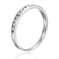 thumbnail image 2 of Vir Jewels 1/5 CTTW Classic Diamond Wedding Band in 10K White Gold Channel Set Size 5.5 Female Adult, 2 of 7