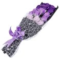 thumbnail image 1 of Fake Flowers, Simulation Flowers, Rose Bouquet Gift Box, Rose Bouquet, Restaurant For Home 18Pcs Gradient Purple + Box, 1 of 8