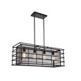 thumbnail image 1 of CWI Lighting 9700P36-4-197 4 Light Chandelier with Brown Finish, Brown Finish, 1 of 3
