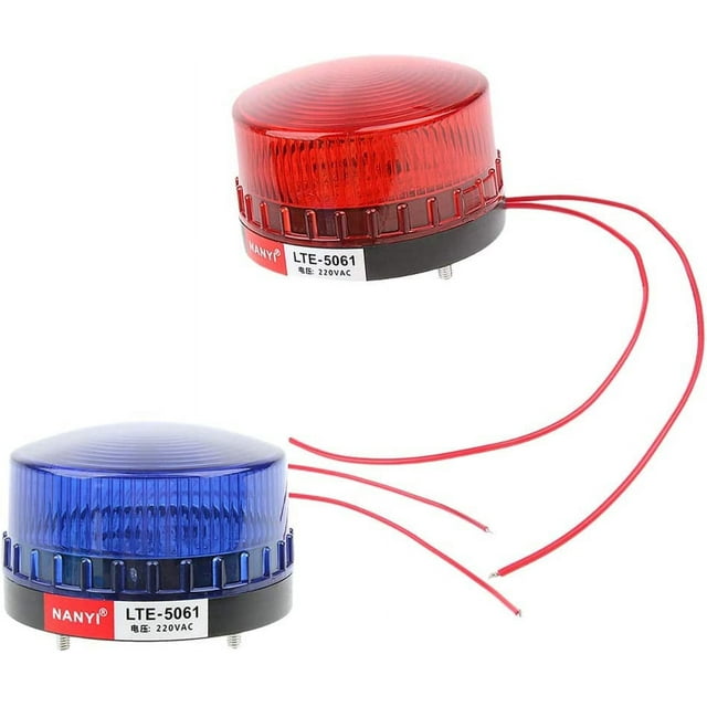 balizas LED de 220 V, luz de advertencia intermitente, luz de emergencia para coche
