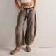 thumbnail image 3 of Midiross-pantalones vaqueros de tiro medio para mujer, vaqueros de cintura media, elásticos, informales, holgados, con forma de pierna ancha, a la moda, 3 of 5