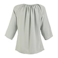 thumbnail image 2 of Blusa George para Mujer, Manga Ranglan con Plisado en Escote con Jareta Sage G Talla CH, 2 of 4