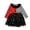 Black-23, variant on Ugoldhm Girls' Halloween Color-Blocked Long-Sleeve Tulle Puffy Dress, Princess Dress for Kids' Holiday Parties