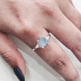 thumbnail image 6 of Hexagon Labradorite Ring, 925 Sterling Silver, Women Ring, Natural Labradorite, Birthstone, Christmas, Thanksgiving, Tiny Dainty Ring, CZ Ring, Handmade, Statement Jewelry, Wedding, Anniversary Gift, 6 of 8