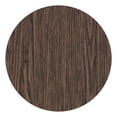 thumbnail image 3 of Modern Wood Living Room Entertainment Tulane Round Pedestal - Brown, 3 of 10