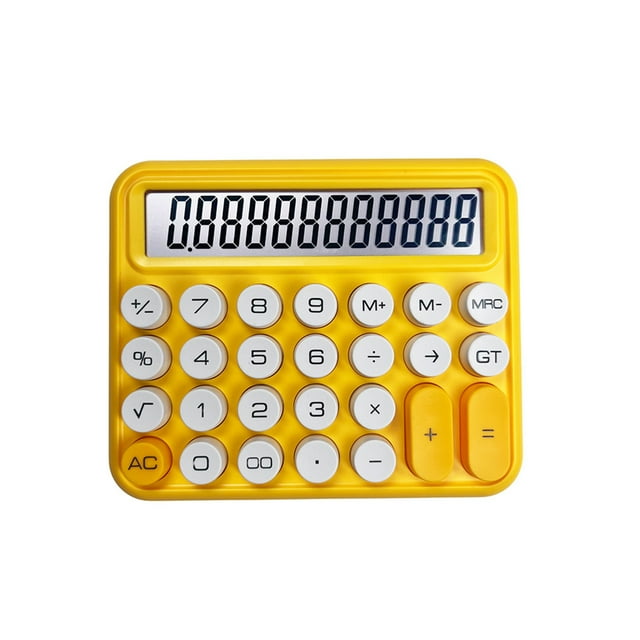 Guardoinrt Calculatrice Scientifique Sans Effort pour des Solutions Innovantes Calculatrice Intuitive Mécanique Précise Jaune
