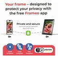 thumbnail image 7 of Frameo 10.1 Inch WiFi Digital Picture Frame 32GB Storage 1280x800P IPS HD Touch Screen Send Photos Videos Anywhere Gift for Parents Grandparents, 7 of 7