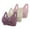 Purple, variant on 3 Pack Bras for Women Front Closure No Underwire Comfort Senior Wireless Snap Closing Bra