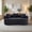 Black + 3 Seat, variant on Crescent-Shaped Two-Seater Sofa, Modern Low-Back Design with Deep Cushions, Self-Inflating Foam Filled, No Assembly Required Large Sofa,Green