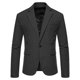 thumbnail image 1 of Chaqueta de gamuza con cuello en V y un solo botón de estilo europeo y americano de moda para hombre, traje de boda para hombre, 1 of 6